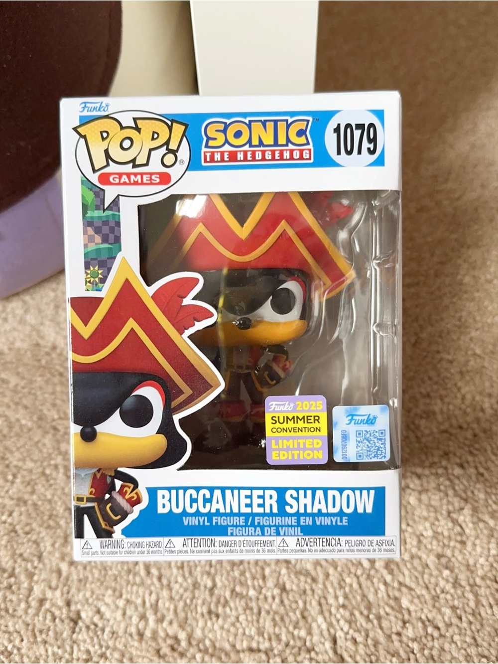 BNIB Funko Pop Sonic the Hedgehog - Buccaneer Shadow